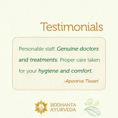 This testimonial from Apoorva Tiwari speaks to the core values of my practice: genuine doctors, authentic treatments, and a strong focus on hygiene and patient comfort.