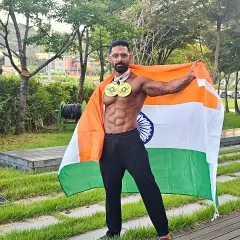 I don't just coach; I live this life. At 45, I compete on international stages, proving that age is no barrier to strength and dedication. Winning two gold medals for India wasn't just a personal victory; it's proof of the discipline and science-based principles that I bring to every single one of my clients. I walk the talk.