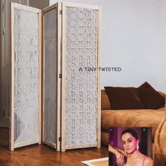 It was a dream come true to create these custom macramé room divider panels for Taapsee Pannu's home. It shows how we can blend traditional craft with modern living to create something truly special and personal for your space.