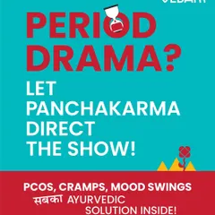 Period drama is real, but it doesn't have to run the show. For issues like PCOS, cramps, and mood swings, we use Panchakarma therapies to direct your body back to balance.