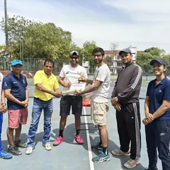 Another shot from the prize distribution at our March 2025 Ad In Tennis Open. We ensure every tournament is well-organized and rewarding for all competitors.