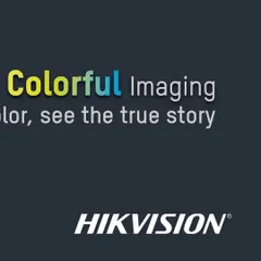 "Colorful Imaging, see the true story." This graphic from Hikvision represents the core benefit of ColorVu technology, which we offer in many of our camera systems to provide full-color video 24/7.