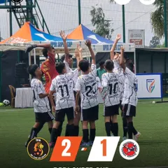A thrilling 2-1 victory in the DPDL Super Cup U13 category. Our players showed passion and fight to secure the win.