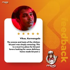 Vikas, thank you for calling my chicken biryani a must-try. I am delighted you enjoyed the aroma and delicious homemade taste.