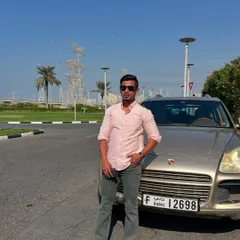 Our esteemed client, Mr. Shaival, looking dapper in custom-made grey bootcut jeans in Dubai. This showcases how our bespoke denim travels well and looks stylish anywhere in the world.