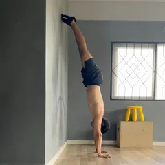 A simple wall hold. Sometimes the most basic drills are the most important. It's all about putting in the time.