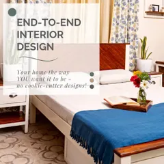 We offer end-to-end interior design services, ensuring your home is exactly the way you want it to be. We collaborate with you to create personalized spaces, with all furniture manufactured in-house to guarantee quality.