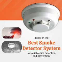 Fire safety is non-negotiable. I install high-sensitivity smoke detector systems that provide early warnings in case of a fire. The system includes visual alerts with a flashing red light and is essential for kitchens, offices, and homes.