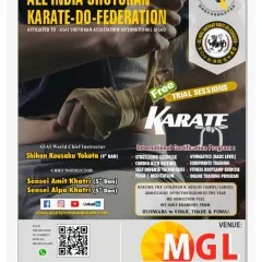My journey is rooted in the discipline of martial arts. As a Sensei with the All India Shotokan Karate-Do-Federation, I bring years of traditional training and a warrior's mindset to all my fitness programs, including specialized Karate training in Malad.