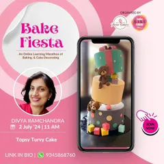 An announcement for my online learning marathon. I love teaching these sessions, which allow bakers from anywhere to learn advanced cake decorating techniques.