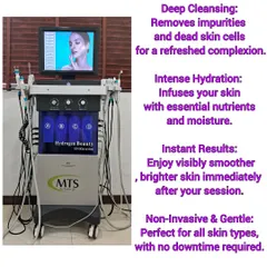 This is the Hydrogen Beauty system I use for my HydraFacials. It allows for multi-step treatment including deep cleansing, intense hydration, and nutrient infusion for immediately visible results.