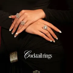A cocktail ring is a conversation starter, a piece of your personality you can wear. I help clients curate their signature ring stack, mixing different cuts and styles like these diamond cluster rings to create a look that is truly their own.