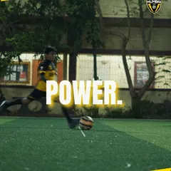 Power. This is the energy that fuels every strike, sprint, and tackle. We train our players to be confident and controlled on the pitch.