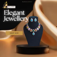 This multi-color stone necklace set is one of my bestsellers because it matches almost any outfit. It's a complete set with matching earrings, perfect for when you want to make a statement without the stress of mixing and matching.