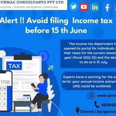 An expert warning for early birds: avoid filing your income tax return before June 15th. This is because your Annual Information Statement (AIS) could be outdated, leading to potential discrepancies.