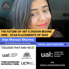 Guiding students to their final destination is my passion. Urja received offers from top institutions like the Royal College of Art before choosing UAL for her MA in Visual Communication.