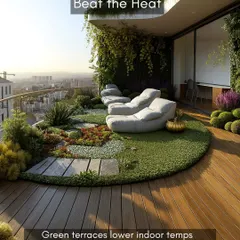 Breathe. Bloom. Repeat. A terrace garden is your personal green retreat, proven to lower temperatures, boost mental wellness, and provide a beautiful space for daily escape.