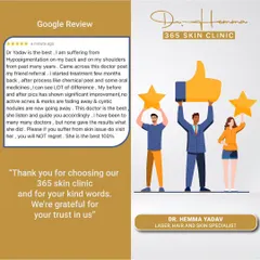 This client's review means a lot. They were struggling with hypopigmentation on their back and shoulders for years. We used a combination of chemical peels and prescribed medication to manage the condition, significantly reducing marks and preventing new cystic nodules.