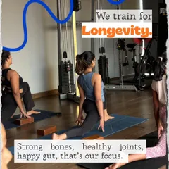 We train for longevity. Strong bones, healthy joints, and a happy gut are our focus. My classes are for those who are done chasing weight loss and want sustainable movement habits instead.