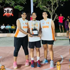 We are incredibly proud to celebrate our champions. Here are three of our dedicated players from the Under-19 team after winning the first position at the U.P. State Basketball Championship in 2023.