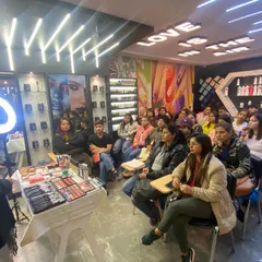 A photo from one of our workshops, with students attentively learning from an expert instructor. Our classes are designed to be interactive and engaging.