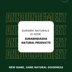 A new name for a deeper vision. We evolved from Surabhi Naturals to Surabhidasha Natural Products to better reflect our journey. Our commitment to natural, chemical-free goodness remains exactly the same.