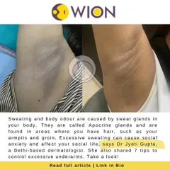 Excessive underarm sweating and body odour can be managed effectively. This before and after shows the improvement in skin texture and pigmentation following a personalized treatment plan at my clinic.