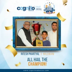 A look back at our 2023 National Champion, Ritesh Phartyal from Haldwani. Each year, we are proud to see new talent rise and demonstrate the effectiveness of our abacus training program.