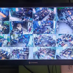This 16-channel view shows how I can set up comprehensive surveillance for a school, covering multiple classrooms and common areas simultaneously.