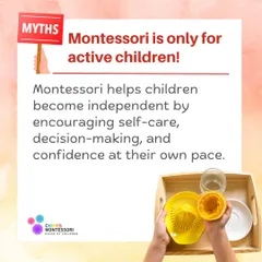 "Montessori means kids can do whatever they want." We address common misconceptions like this one to help parents understand our philosophy of "freedom within limits," which fosters responsibility and respect.