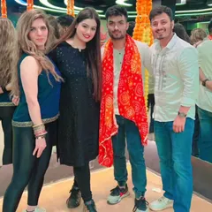 More smiles from our Dandiya night. It's wonderful to see everyone dressed up and enjoying the festive spirit while dancing together.