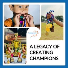 This is what we strive for: a legacy of creating champions. From a young athlete's first medal to a collection of trophies representing years of hard work, we celebrate every achievement on the path to greatness.