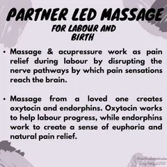 Massage is more than just comfort; it's a physiological tool. It works by disrupting pain signals to the brain and stimulating your body's natural pain relievers, endorphins, while the love hormone, oxytocin, helps labor progress.