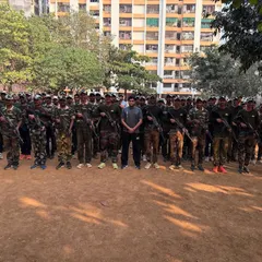 We specialize in long-term, comprehensive training programs. This is the culmination of a three-month Krav Maga course for a new commando batch of the Quick Response Team, Mumbai Police, focusing on self-defense and third-party protection.