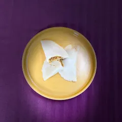 A simple plate of Ada. For me, food is meditation, and preparing these simple, traditional sweets connects me to my roots and childhood memories.