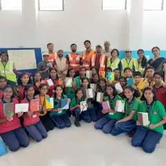 A great turnout at our bookbinding workshop at Kendriya Vidyalaya. It's inspiring to see so many students and mentors excited about learning a new skill.