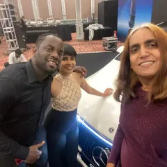 With fellow artists and collaborators at the Mercedes launch. A successful event is always a team effort, and I enjoy working alongside other professionals to create a memorable experience for the guests.