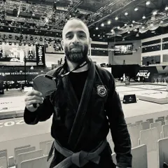 This is our champ and champ maker, Syed Rufaid Qadri. He recently ranked 5th in the world and holds a BJJ Purple Belt. His knowledge of grappling is world-class.