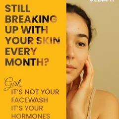 Still breaking up with your skin every month? Girl, it's not your facewash, it's your hormones. Let's address the real issue.