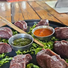 Healthy ragi momos from my trip to Goa. It was a wonderful trip where I met interesting people from the yoga community and enjoyed a variety of tasty yet healthy food.