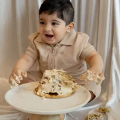 Let them eat cake! A first birthday cake smash is a celebration of pure, messy joy. I love capturing the delightful chaos and the priceless expressions as your little one dives into their first taste of birthday sweetness.