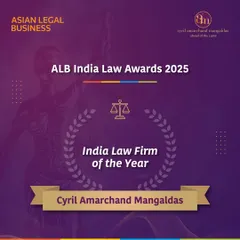 We are proud to be named 'India Law Firm of the Year' and 'Deal Firm of the Year' at the ALB India Law Awards 2025. This graphic highlights our wins in key finance-related categories like Restructuring & Insolvency.