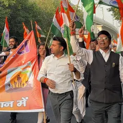 Participating in the Tiranga Yatra at Tis Hazari court to honor the bravery of the Indian Army. My patriotism is a core part of who I am.