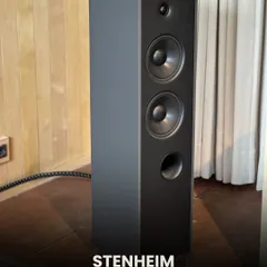 The Stenheim Alumine Two.Five floor-standing speaker, a Swiss marvel of audio engineering. Paired with the right amplifier, it delivers a sound that is vast in scale, rich in nuance, and deeply soulful.
