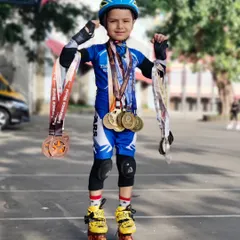 Meet Dhairya Shah, one of our finest young skaters. At just 6 years old, he's already a champion with over 20 medals in both professional and recreational inline skating categories.
