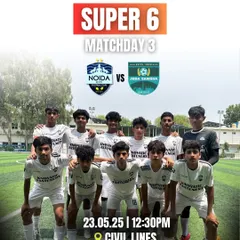 Super 6 Matchday 3. Our U17 team ready for their next challenge in the Delhi Youth League. The fight for the top continues.
