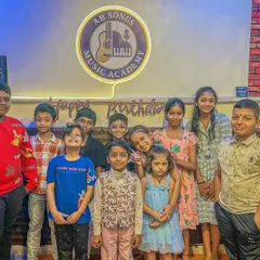 A happy group photo from a student's birthday party. It's wonderful to see students of all ages bonding and having a great time together in the class.