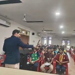 An interactive Q&A session with 10th-grade students at DAV Public School. Answering their questions about stream selection and career choices is a crucial part of my mission to provide clear, honest guidance.