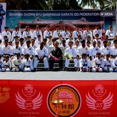 This was our Silver Jubilee celebration, a milestone that shows our 25 years of dedication to karate. From just 14 students in 1992, we have grown into a family of over 50,000 students across India, all united by a passion for martial arts.