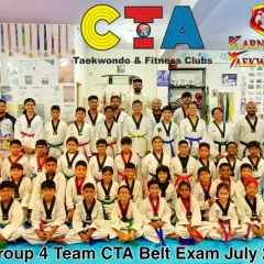 Group 4 Team CTA Belt Exam July 2025